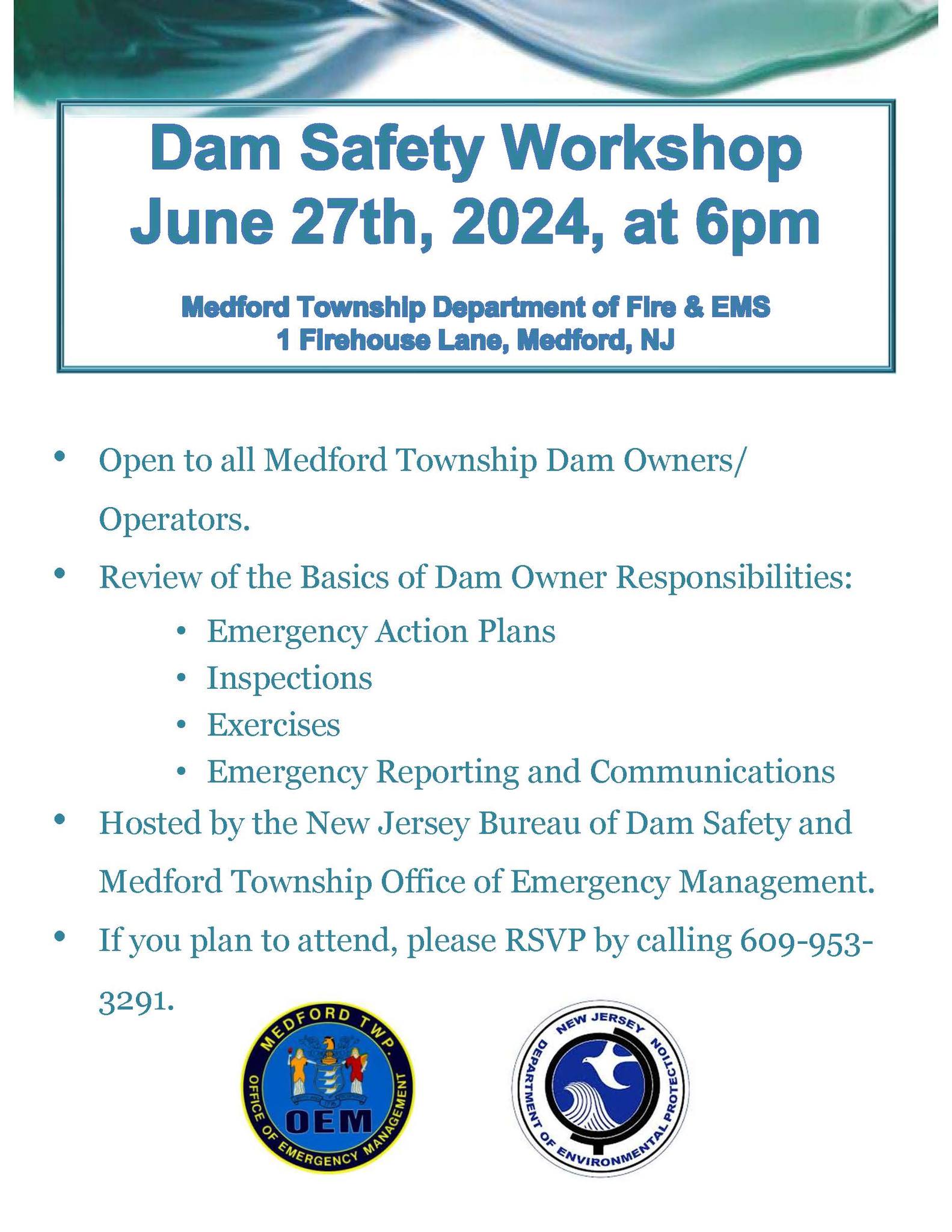 Dam Safety Medford Township